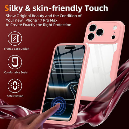 Deksel for Apple iPhone 18 Pro / 17 Pro, Techsuit, ColorVerse 360, Rosa