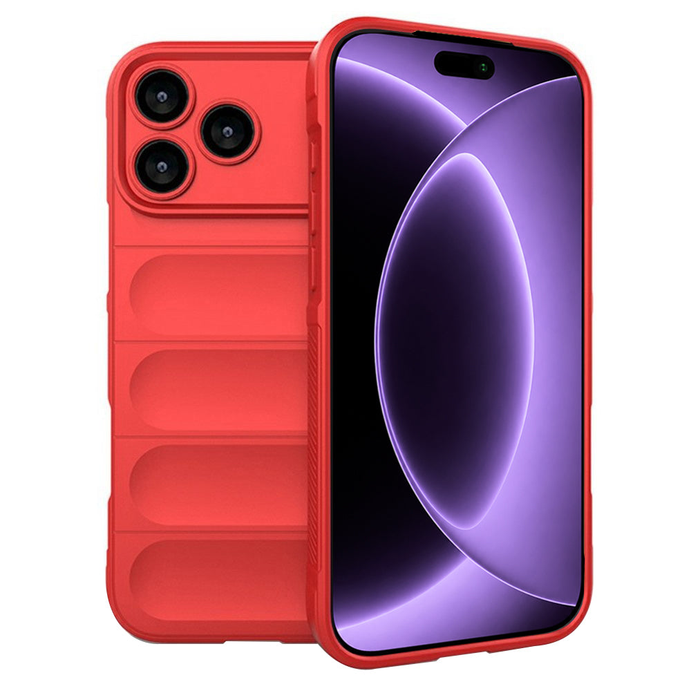Deksel for Apple iPhone 18 Pro / 17 Pro, Techsuit, Magic Shield, Rød
