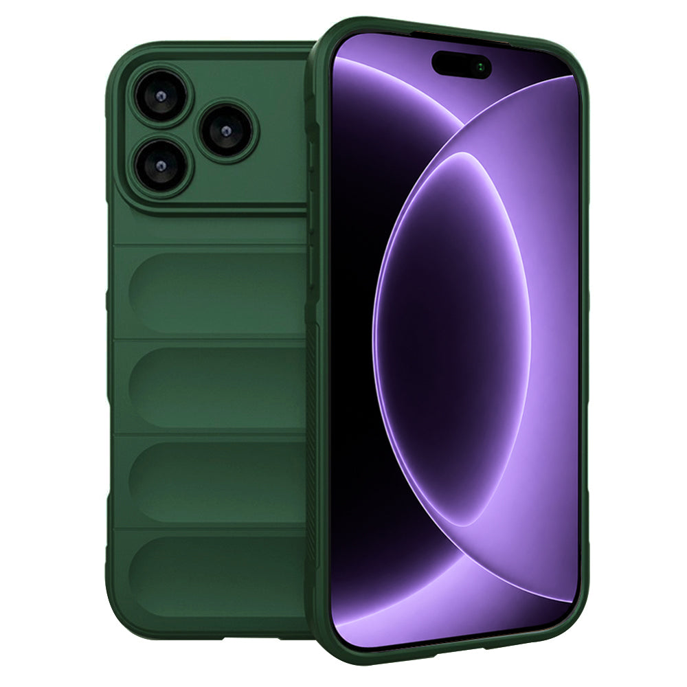 Deksel for Apple iPhone 18 Pro / 17 Pro, Techsuit, Magic Shield, Grønn