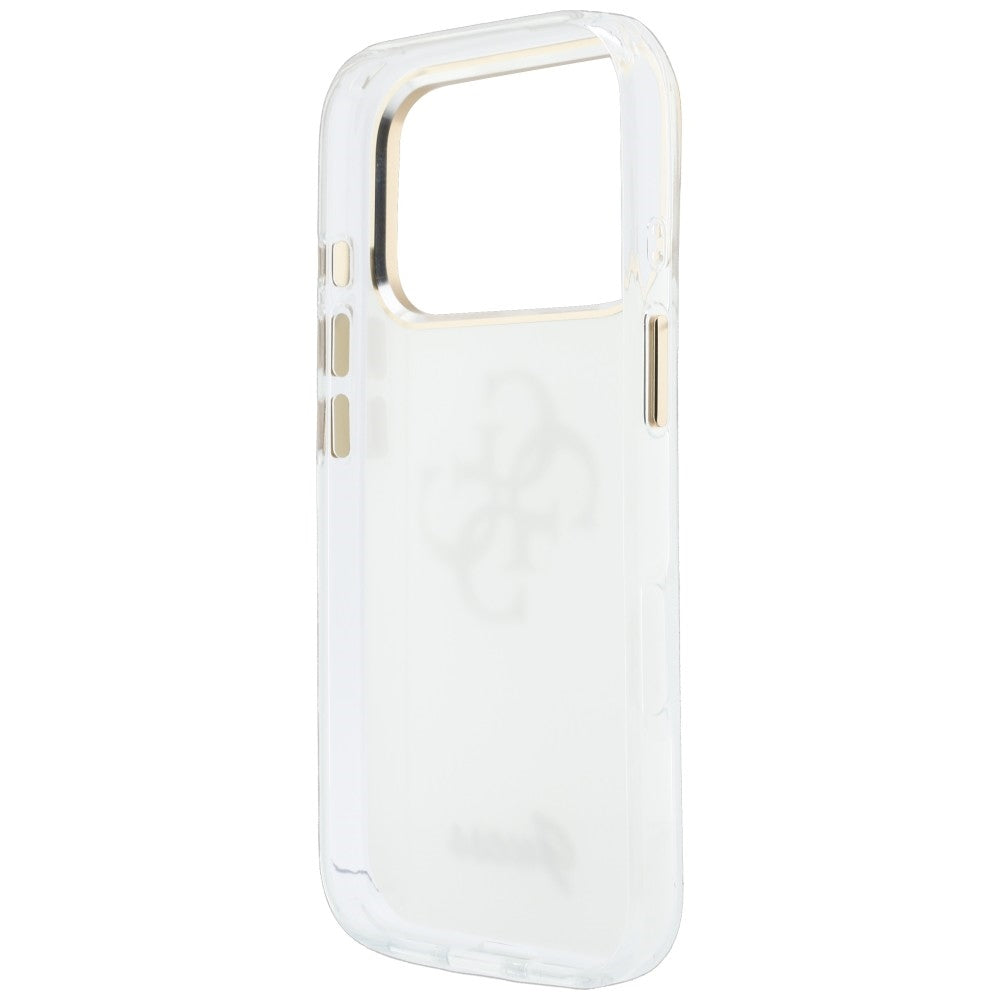 Deksel til Apple iPhone 18 Pro, Guess, IML 4G Metal Script, Hvit