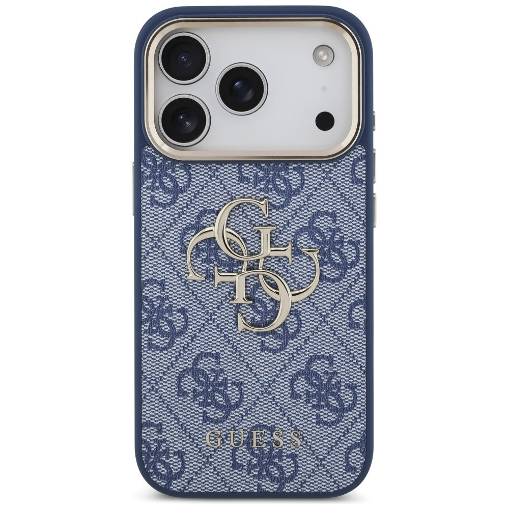 Deksel for Apple iPhone 18 Pro Max / 17 Pro Max, Guess, 4G Big Classic Logo, Blå