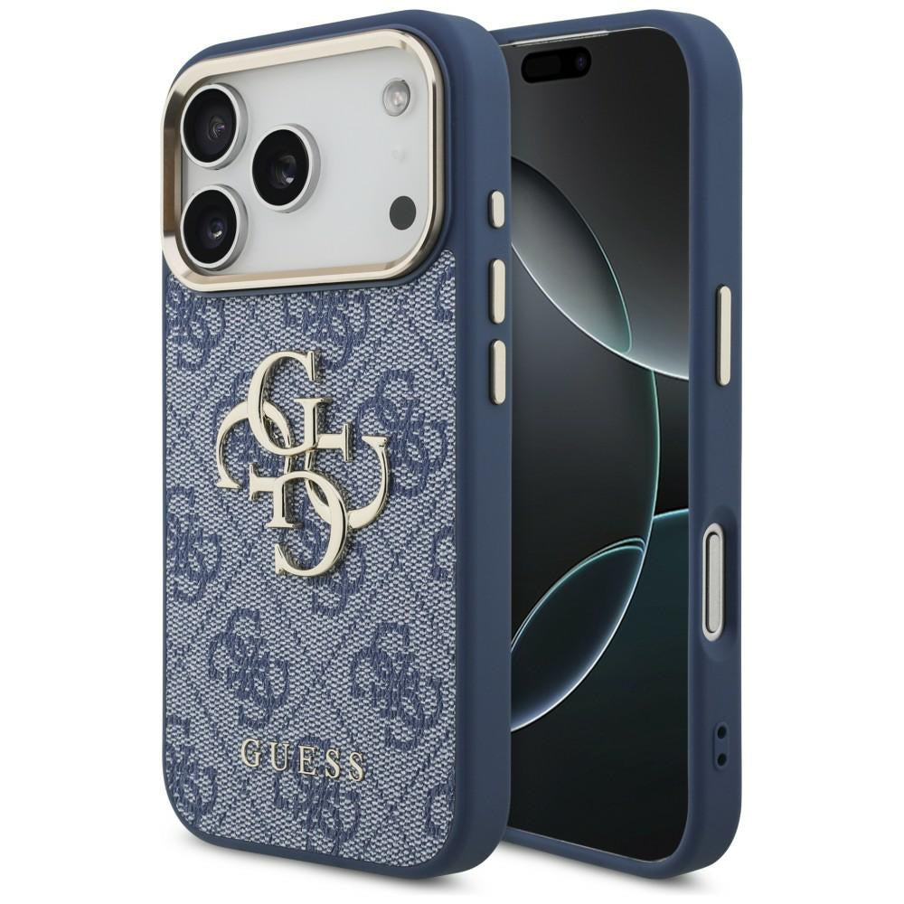 Deksel for Apple iPhone 18 Pro Max / 17 Pro Max, Guess, 4G Big Classic Logo, Blå