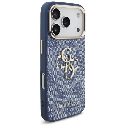 Deksel for Apple iPhone 18 Pro Max / 17 Pro Max, Guess, 4G Big Classic Logo, Blå