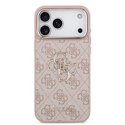 Deksel til Apple iPhone 18 Pro Max / 17 Pro Max, Guess, 4G Big Classic Logo, Rosa