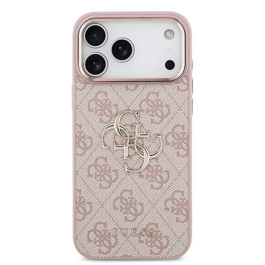Deksel til Apple iPhone 18 Pro Max / 17 Pro Max, Guess, 4G Big Classic Logo, Rosa