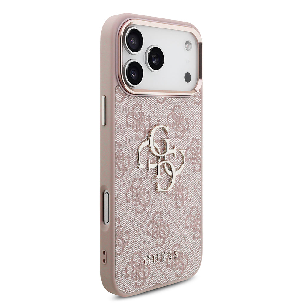 Deksel til Apple iPhone 18 Pro Max / 17 Pro Max, Guess, 4G Big Classic Logo, Rosa