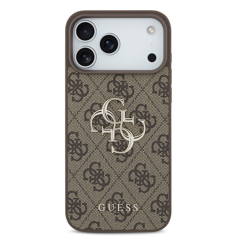 Deksel for Apple iPhone 18 Pro Max / 17 Pro Max, Guess, 4G Big Logo, Brun