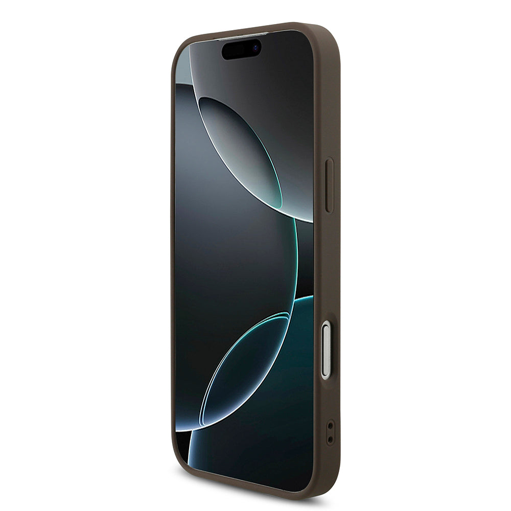 Deksel for Apple iPhone 18 Pro Max / 17 Pro Max, Guess, 4G Big Logo, Brun