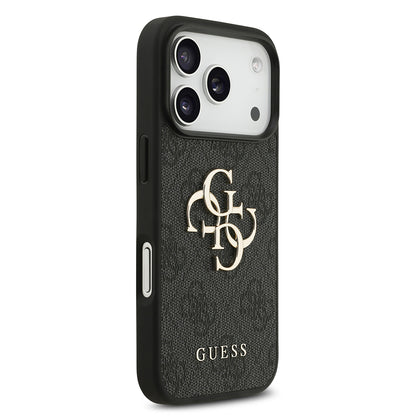 Deksel for Apple iPhone 18 Pro Max / 17 Pro Max, Guess, 4G Big Logo, Svart