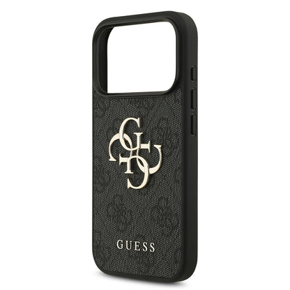 Deksel for Apple iPhone 18 Pro Max / 17 Pro Max, Guess, 4G Big Logo, Svart