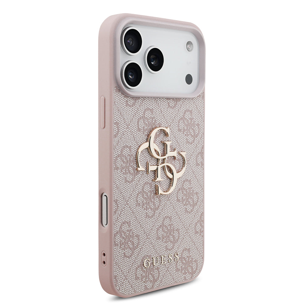 Deksel for Apple iPhone 18 Pro Max / 17 Pro Max, Guess, 4G Big Logo, Rosa