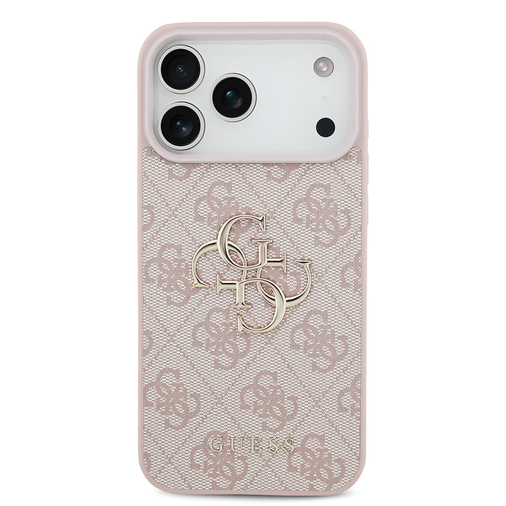 Deksel for Apple iPhone 18 Pro Max / 17 Pro Max, Guess, 4G Big Logo, Rosa
