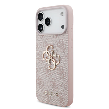 Deksel for Apple iPhone 18 Pro Max / 17 Pro Max, Guess, 4G Big Logo, Rosa