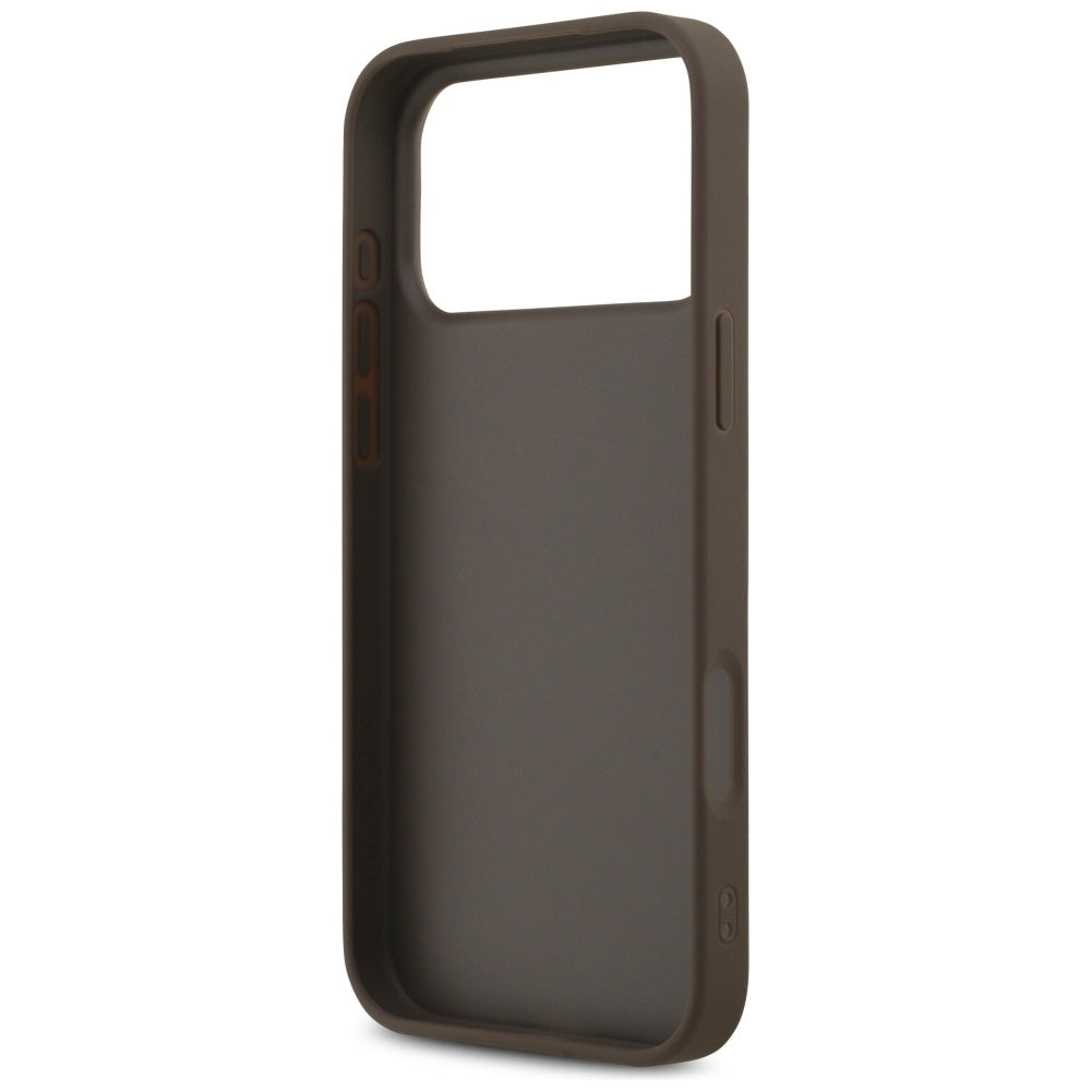 Deksel for Apple iPhone 18 Pro Max / 17 Pro Max, Guess, 4G Classic Logo, Brun