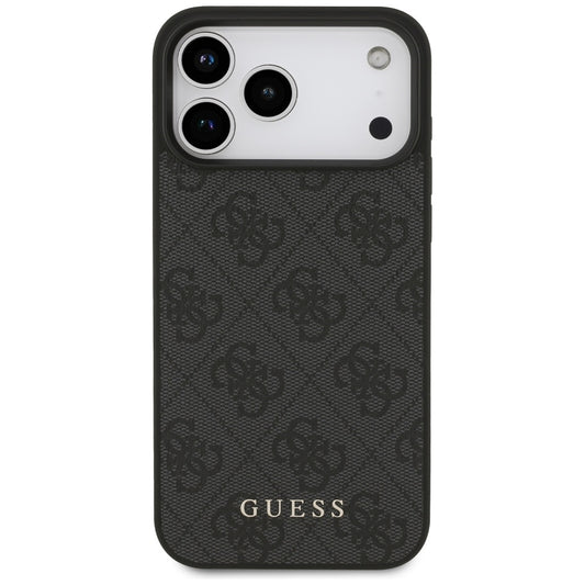 Deksel for Apple iPhone 18 Pro Max / 17 Pro Max, Guess, 4G Classic Logo, Svart