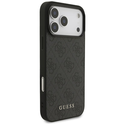 Deksel for Apple iPhone 18 Pro Max / 17 Pro Max, Guess, 4G Classic Logo, Svart