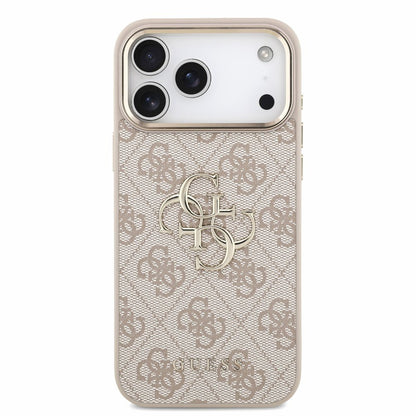 Deksel til Apple iPhone 18 Pro Max / 17 Pro Max, Guess, 4G Classic Logo med stropp, Rosa Gull