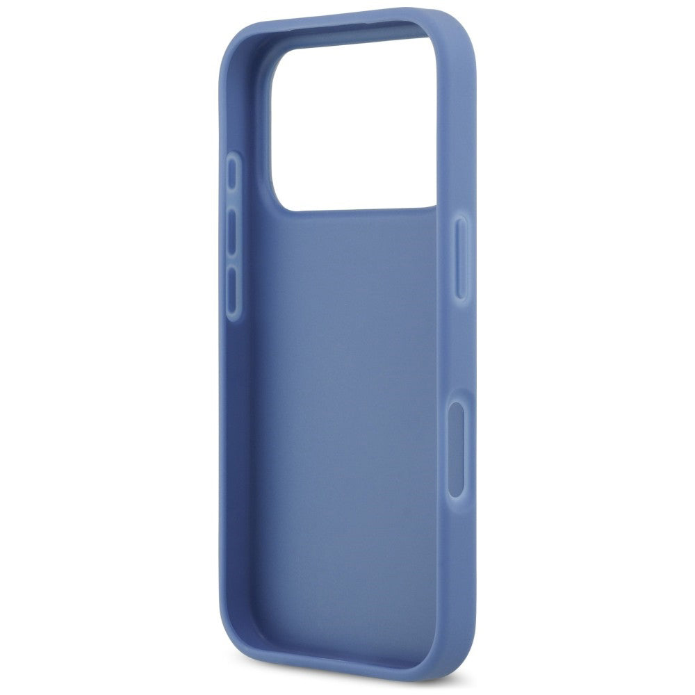 Deksel til Apple iPhone 18 Pro Max / 17 Pro Max, Guess, 4G Double Card Triangle, blå