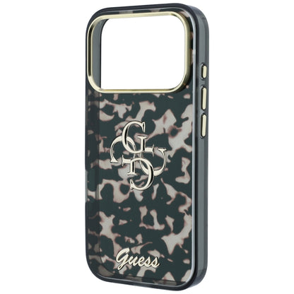Deksel for Apple iPhone 18 Pro Max / 17 Pro Max, Guess, IML 4G Metal Script, Brun