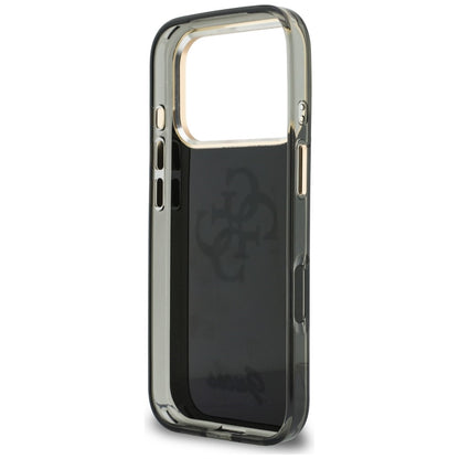Deksel for Apple iPhone 18 Pro Max / 17 Pro Max, Guess, IML 4G Metal Script, Svart