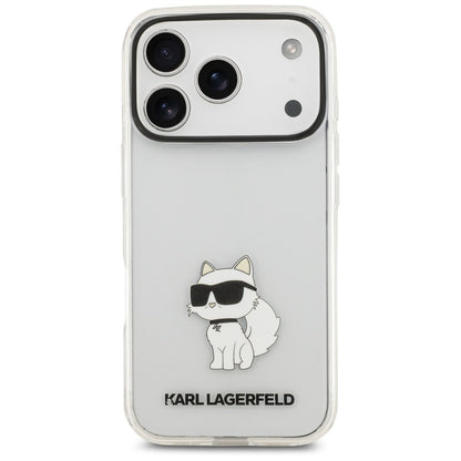 Deksel til Apple iPhone 18 Pro Max / 17 Pro Max, Karl Lagerfeld, IML Choupette NFT, gjennomsiktig