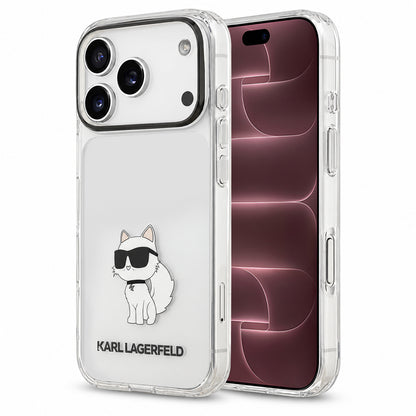 Deksel til Apple iPhone 18 Pro Max / 17 Pro Max, Karl Lagerfeld, IML Choupette NFT, gjennomsiktig