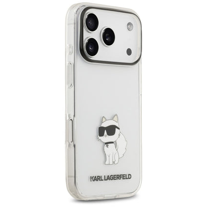 Deksel til Apple iPhone 18 Pro Max / 17 Pro Max, Karl Lagerfeld, IML Choupette NFT, gjennomsiktig