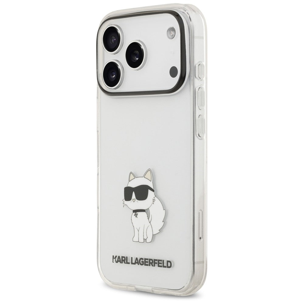 Deksel til Apple iPhone 18 Pro Max / 17 Pro Max, Karl Lagerfeld, IML Choupette NFT, gjennomsiktig