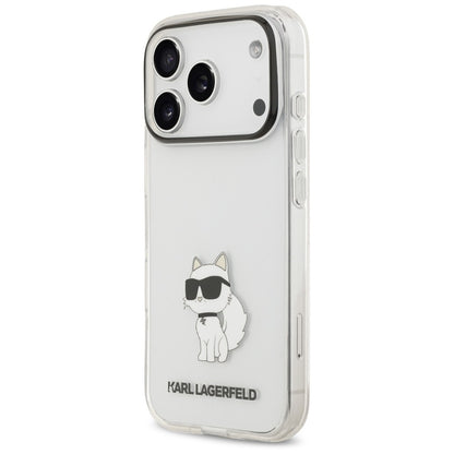 Deksel til Apple iPhone 18 Pro Max / 17 Pro Max, Karl Lagerfeld, IML Choupette NFT, gjennomsiktig