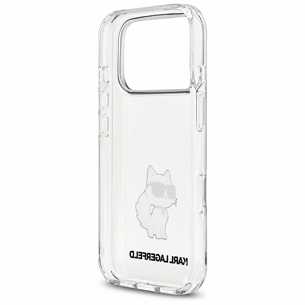 Deksel til Apple iPhone 18 Pro Max / 17 Pro Max, Karl Lagerfeld, IML Choupette NFT, gjennomsiktig