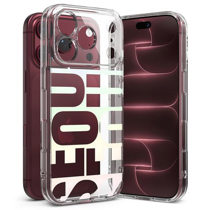 Deksel for Apple iPhone 18 Pro Max / 17 Pro Max, Ringke, Fusion Seoul, Burgunder