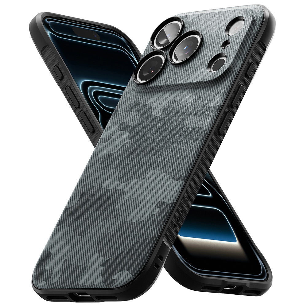 Deksel for Apple iPhone 18 Pro Max / 17 Pro Max, Ringke, Onyx, Kamuflasje