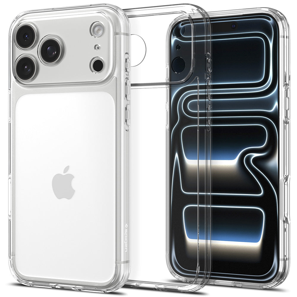 Deksel for Apple iPhone 18 Pro Max / 17 Pro Max, Spigen, Ultra Hybrid, Transparent ACS12116
