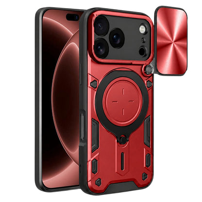 Deksel for Apple iPhone 18 Pro Max / 17 Pro Max, Techsuit, CamGuard Pro, Rød