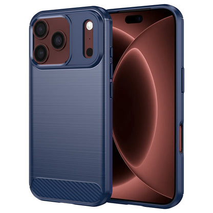 Deksel for Apple iPhone 18 Pro Max / 17 Pro Max, Techsuit, Karbon, Blå