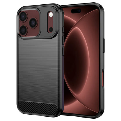 Deksel for Apple iPhone 18 Pro Max / 17 Pro Max, Techsuit, Karbon, Svart