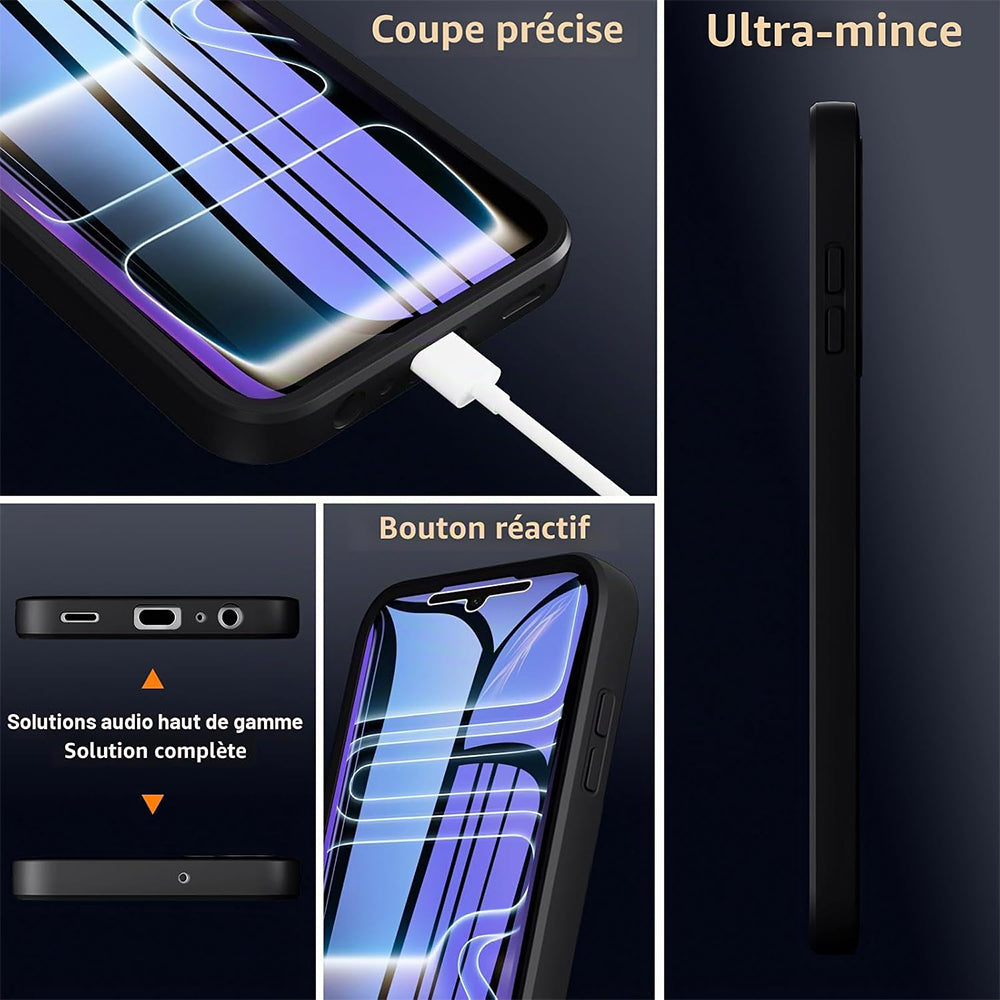 Deksel for Apple iPhone 18 Pro Max / 17 Pro Max, Techsuit, ColorVerse 360, Svart