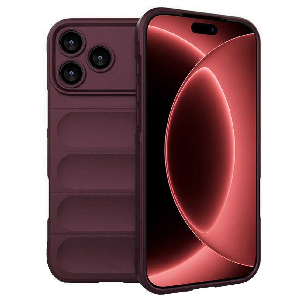 Deksel for Apple iPhone 18 Pro Max / 17 Pro Max, Techsuit, Magic Shield, Burgunder