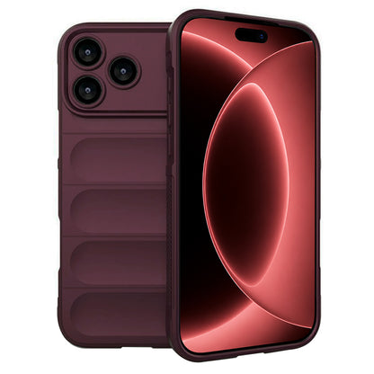 Deksel for Apple iPhone 18 Pro Max / 17 Pro Max, Techsuit, Magic Shield, Burgunder