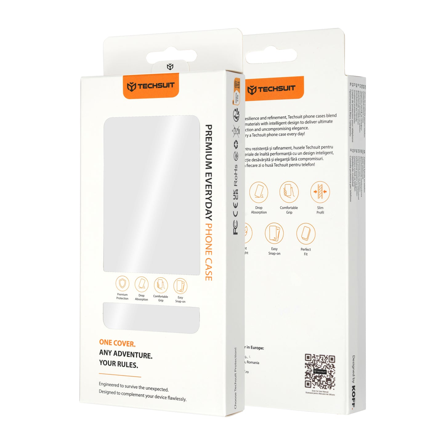 Deksel for Apple iPhone 18 Pro Max / 17 Pro Max, Techsuit, Magskin Book, Svart