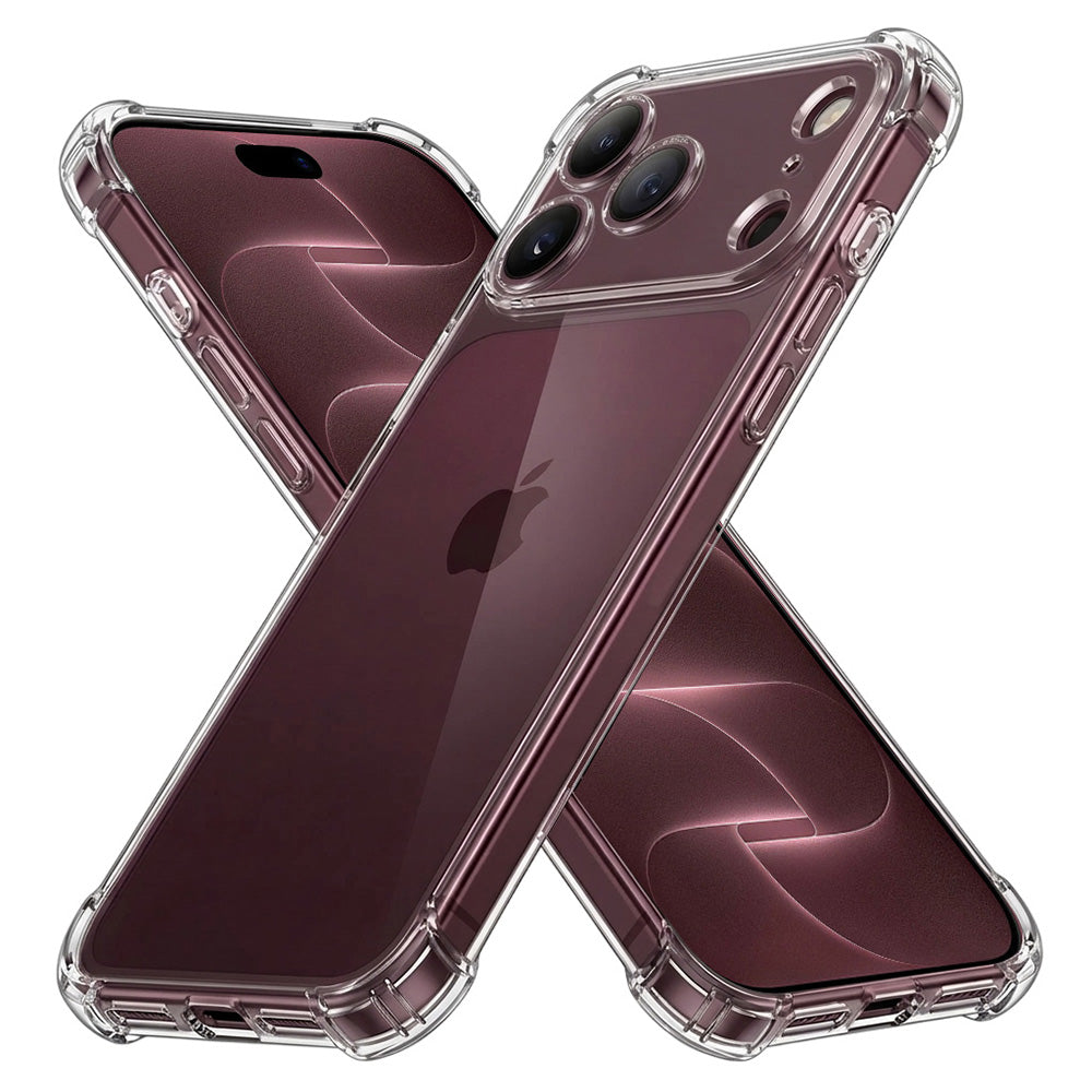 Deksel for Apple iPhone 18 Pro Max / 17 Pro Max, Techsuit, Støtsikker Klar, Transparent
