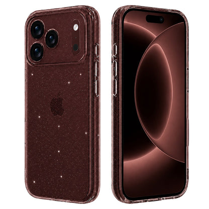 Deksel for Apple iPhone 18 Pro Max / 17 Pro Max, Techsuit, SparkleSkin, Transparent