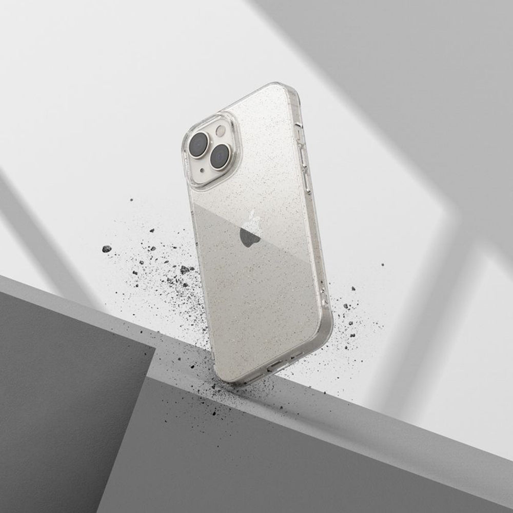 Deksel for Apple iPhone 18 Pro Max / 17 Pro Max, Techsuit, SparkleSkin, Transparent