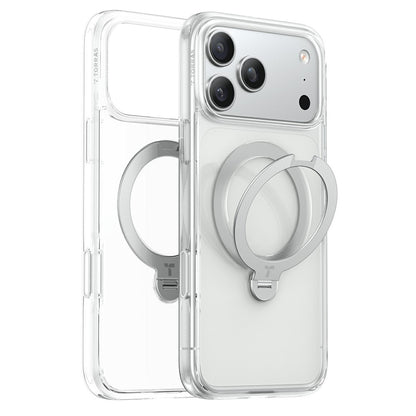 MagSafe-deksel for Apple iPhone 18 Pro Max / 17 Pro Max, Torras, Ostand Spin, Transparent
