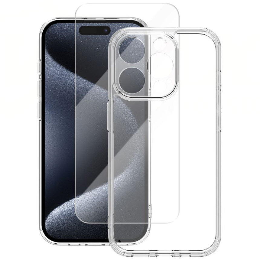 Deksel for Apple iPhone 16 Pro Max, Vmax, Premium, Transparent