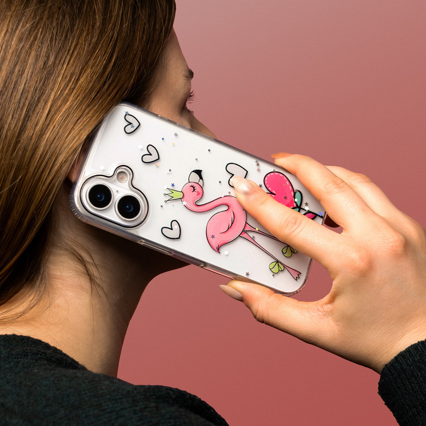 Deksel til Apple iPhone 16 Pro Max, OEM, Ultra Trendy Love 2, Flerfarget