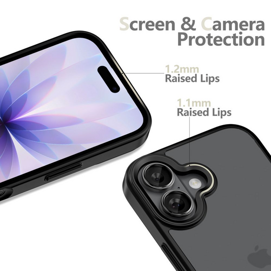 Deksel for Apple iPhone 17, Tech-Protect, Magmat, Matt Svart