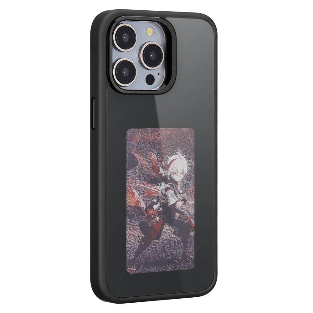 Deksel for Apple iPhone 13 Pro Max, OEM, Tilpasset E-Ink-skjerm, Svart