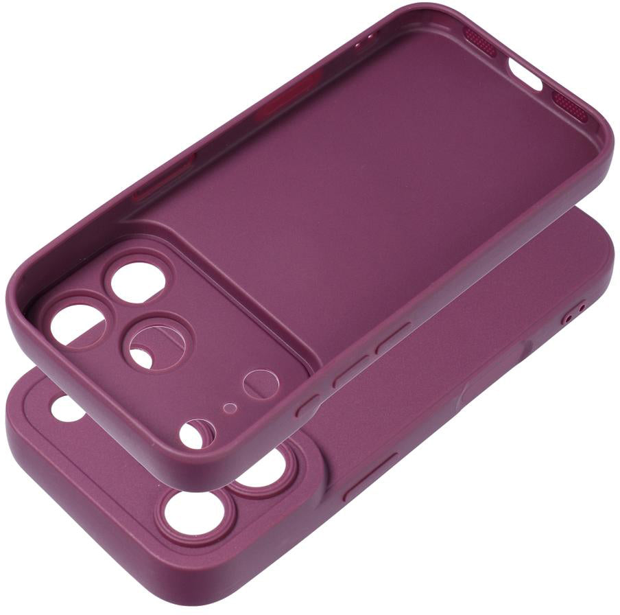 Deksel til Apple iPhone 18 Pro Max / 17 Pro Max, OEM, Matt 2.0, burgunderrød