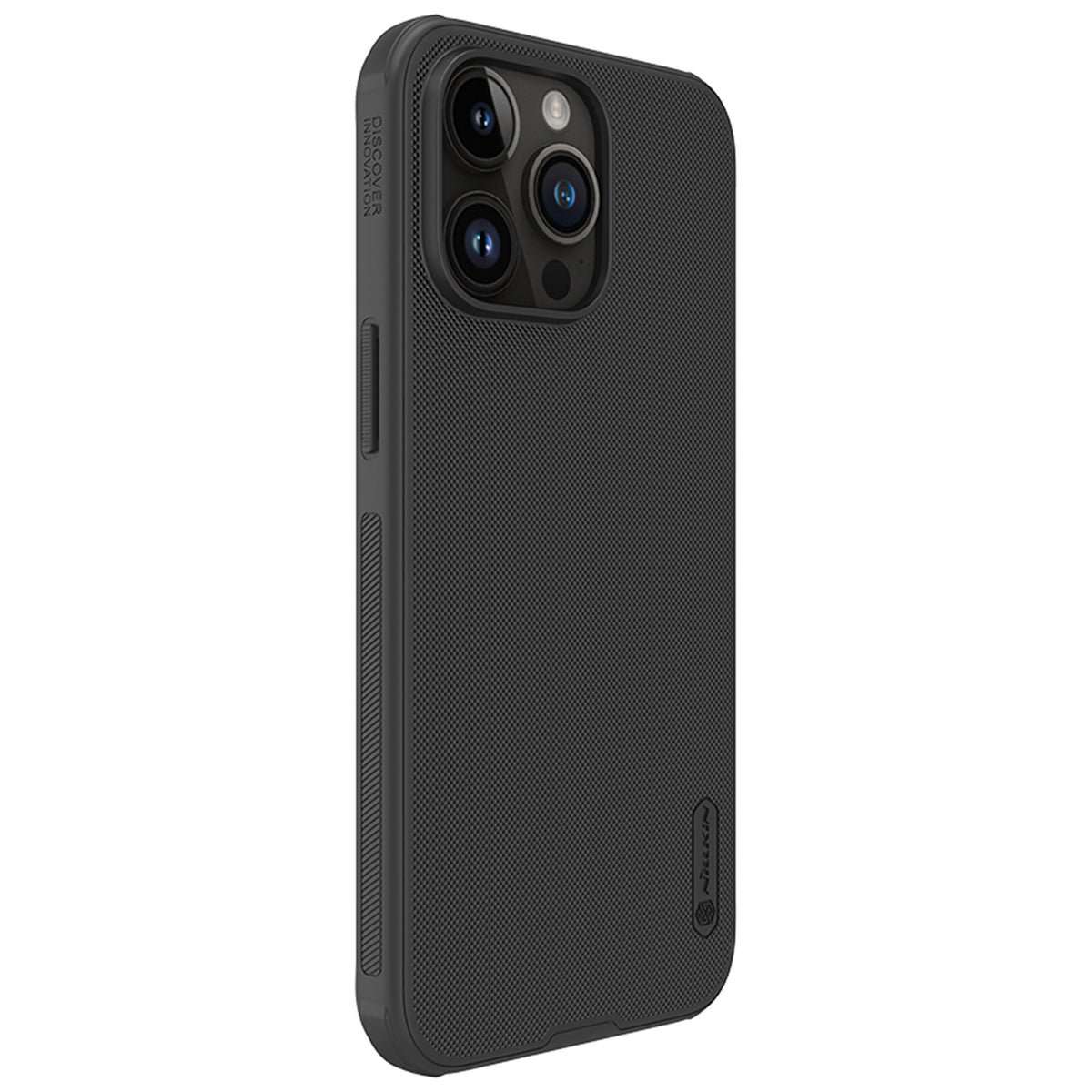 Etui til Apple iPhone 16, Nillkin, Super Frosted Shield Pro, svart 